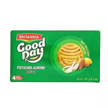 BRITANNIA GOODDAY PISTACHO 231g