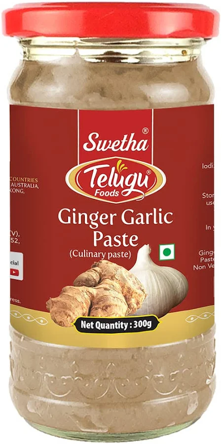 TELUGU FOODS GINGER GARLIC PASTE 300G