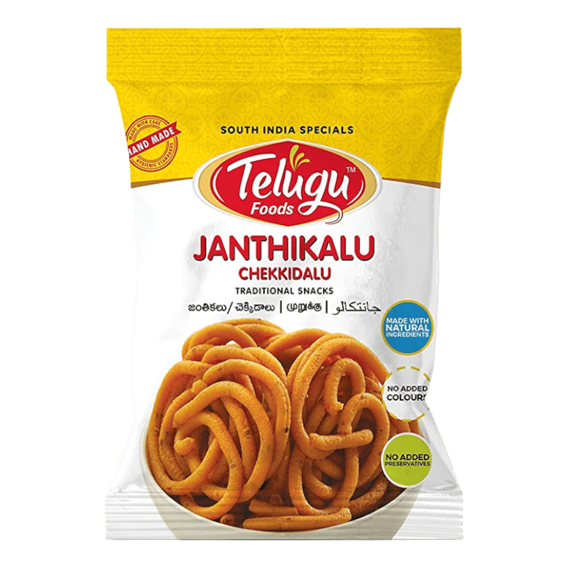 TELUGU FOODS JANTIKALU  chekralu 170G
