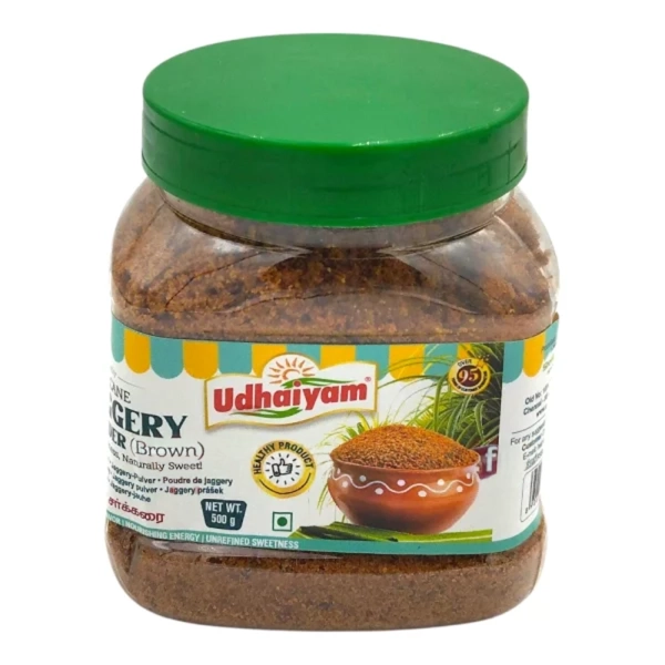 UDHAIYAM  BROWN JAGGERY POWDER JAR (500G)
