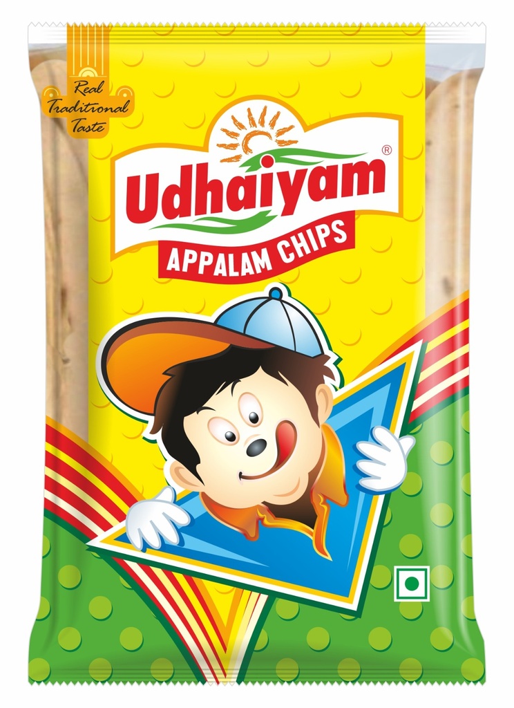 UDHAIYAM LONG APPALAM CHIPS (100g)