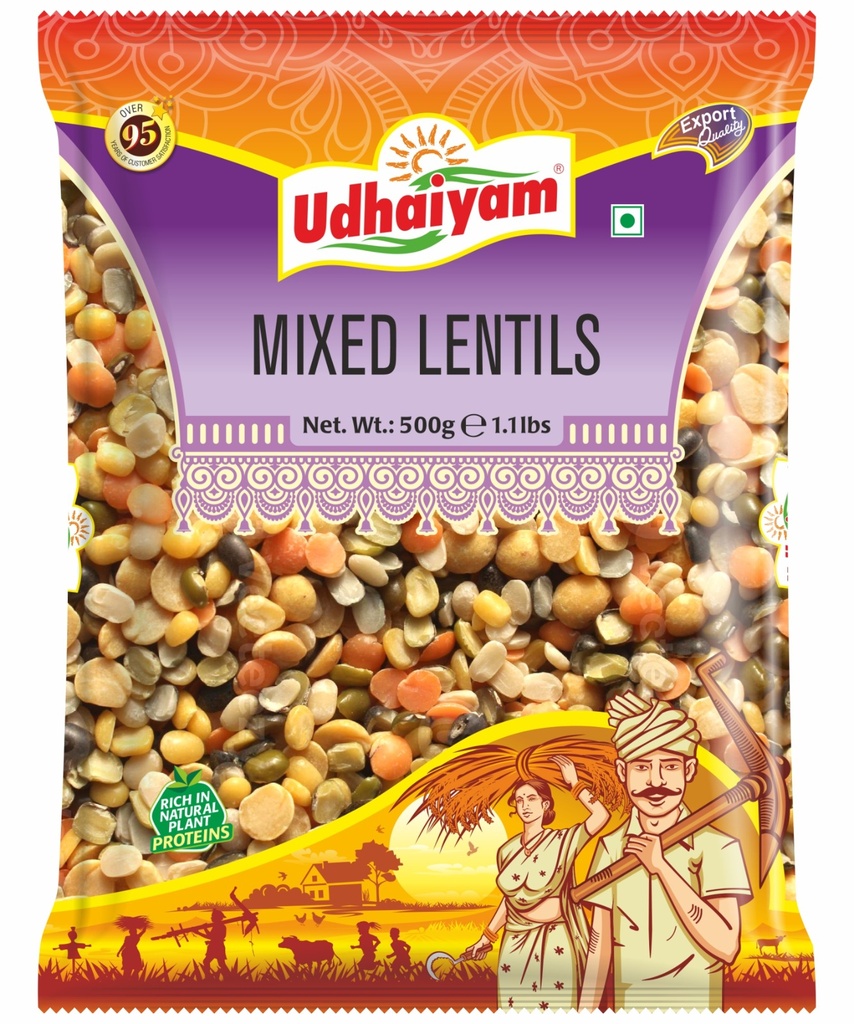 UDHAIYAM MIXED LENTILS (1KG)