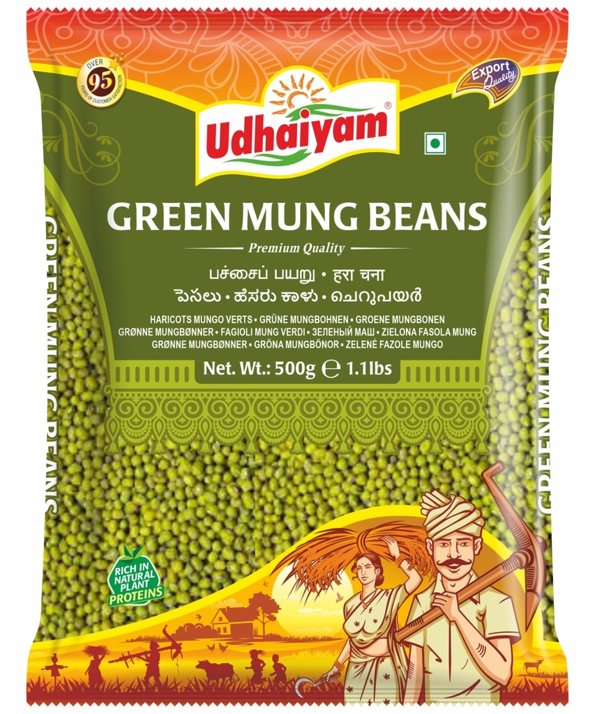 UDHAIYAM GREEN MUNG BEANS (500g)