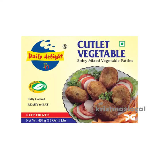 Daily Delight Vegetable Cutlet 350g