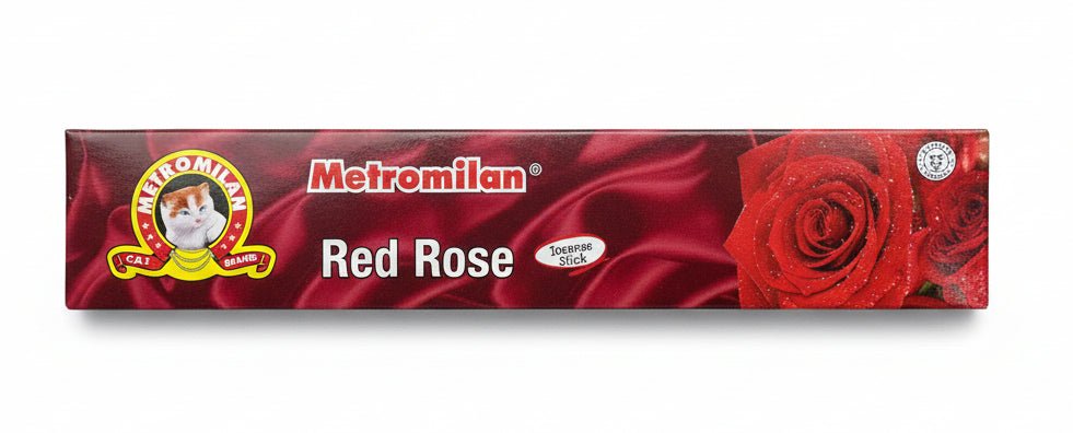 AGARBATTI METROMILAN RED ROSE 18 pc