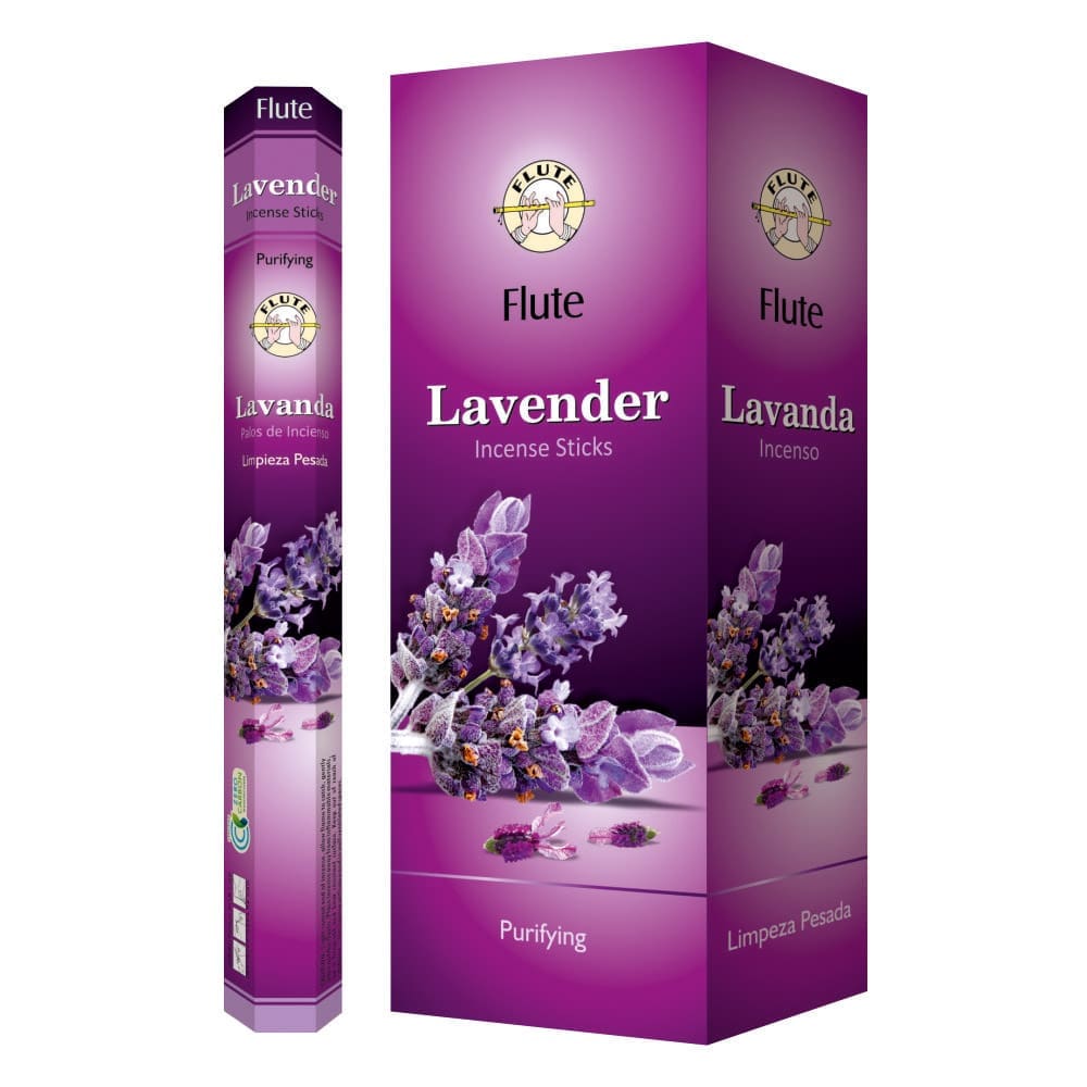 AGARBATTI FLUTE LAVENDER HEXA 9"