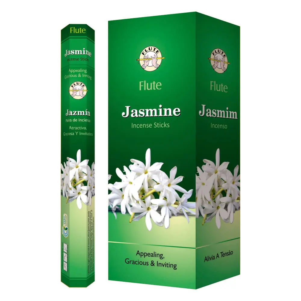 AGARBATTI FLUTE JASMINE HEXA 9"