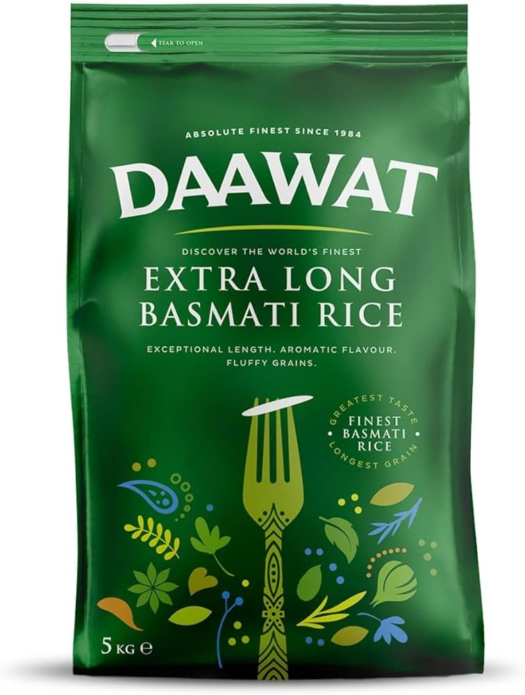 Daawat Basmati Extra Long Rice (1kg)