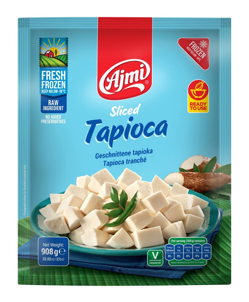Ajmi Sliced Tapioca 908g