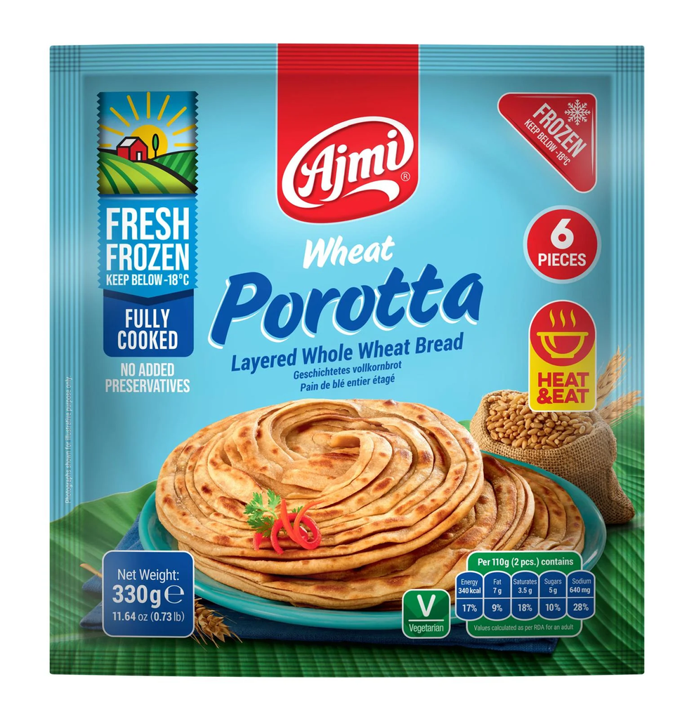 Ajmi Wheat Porotta 330g