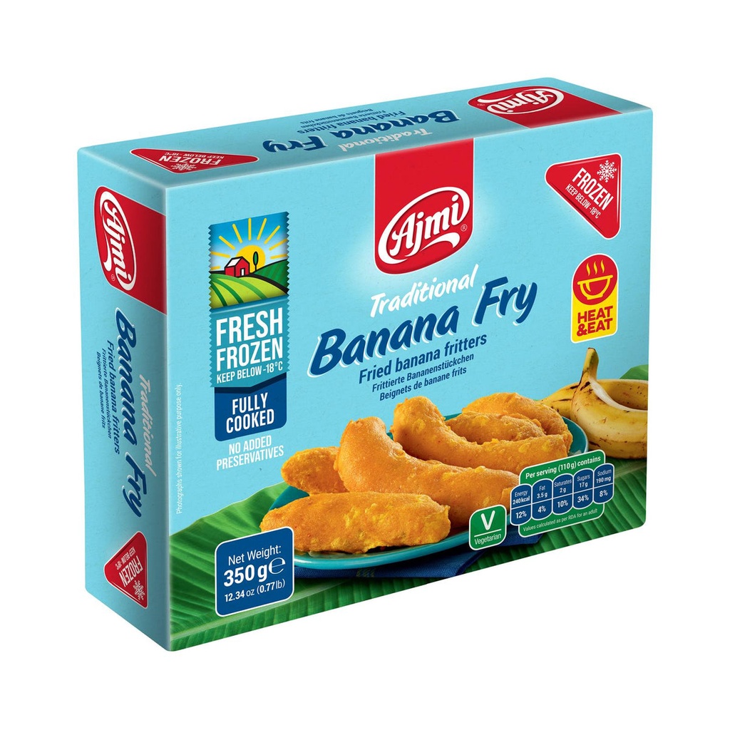 Ajmi Frozen Banana Fry 350g