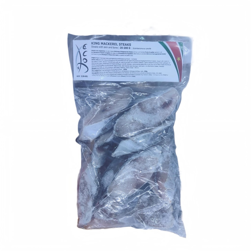 Frozen Jona King Mackerel Steak 1kg