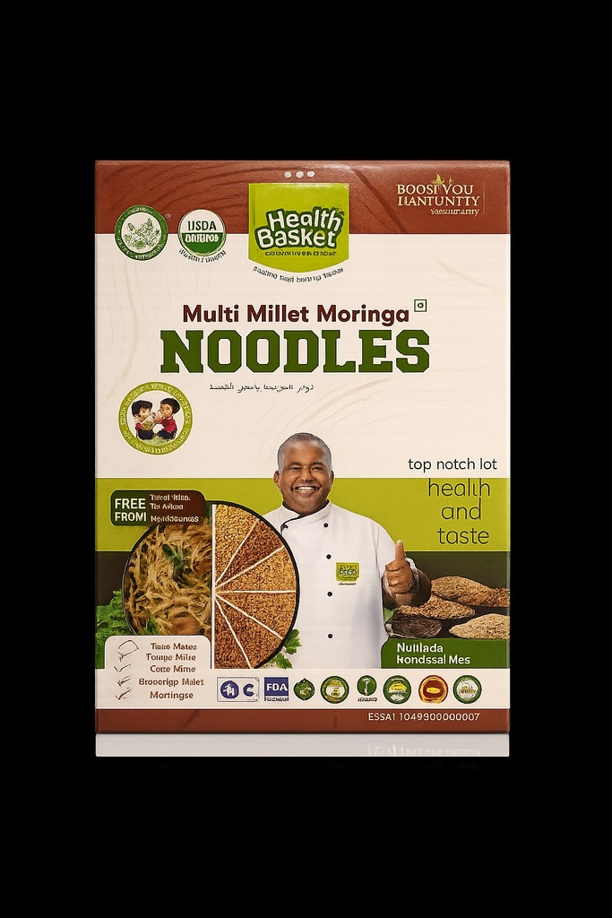 HealthBasket Multi Millet Moringa Noodles 175g