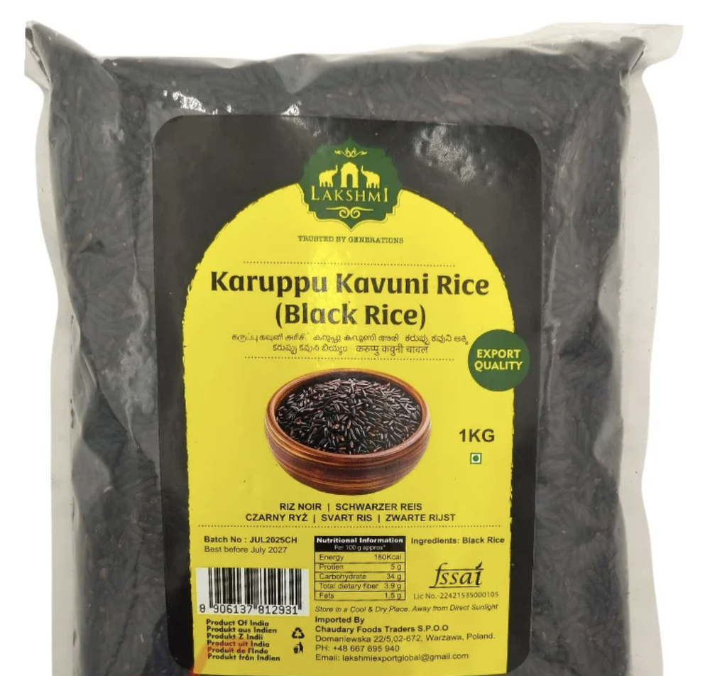 Lakshmi Karuppu Kavuni Rice(Black Rice) 1kg